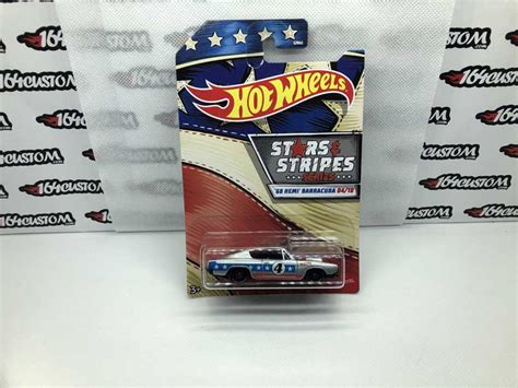 Hot Wheels Hemi Barracuda Walmart Exclusive Hw Mini Series Stars Stripes Series
