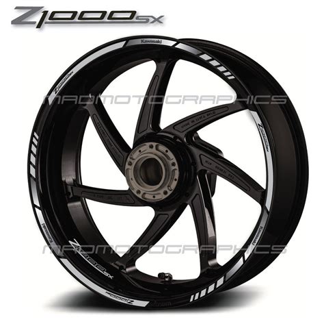 Z1000SX Motorcycle Wheel Stickers Set Z1000 SX Decals Rim Etsy