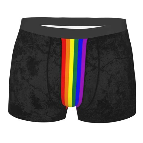 Gay Bear Paw Flag Glbt Underwear Men Stretch Lgbt Lesbian Boxer Briefs Shorts Panties Soft Sexy