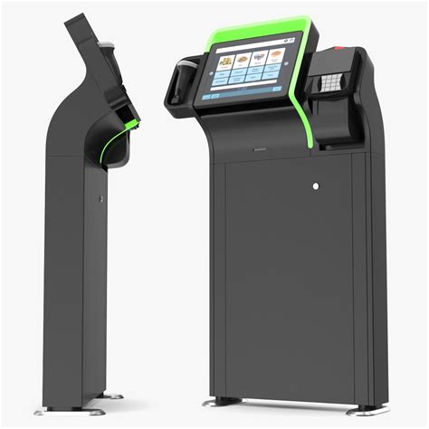 Self Checkout Kiosk 3d Model 49 Obj Lxo Ma Max Fbx C4d Blend