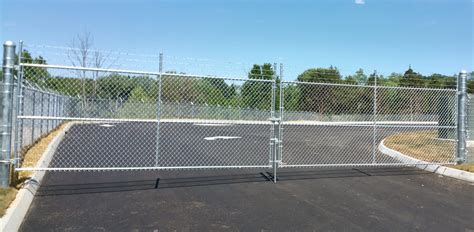 Steel Chain Link Swing Gate Americas Gate Company