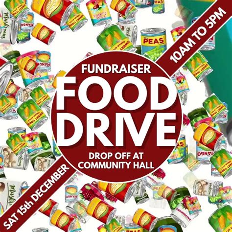 Food Drive Fundraiser Video Template Postermywall