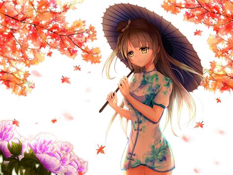 Anime Girls Autumn Wallpapers - Wallpaper Cave