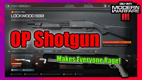 Mw The New Shotgun Meta Lockwood Menace Use This Class And Be