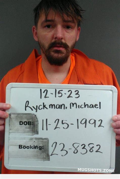 Ryckman Michael Sebastian County Mugshots Zone