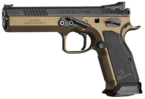 Pistolet CZ 75 TS 2 Deep Bronze calibre 9x19 Armes catégorie B sur