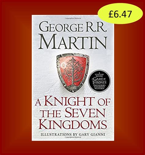 a knight of the seven kingdom by george r martin book cover with an ...