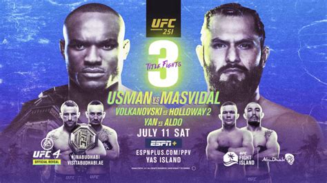 Ufc 251 Poster Mini Mma Dna