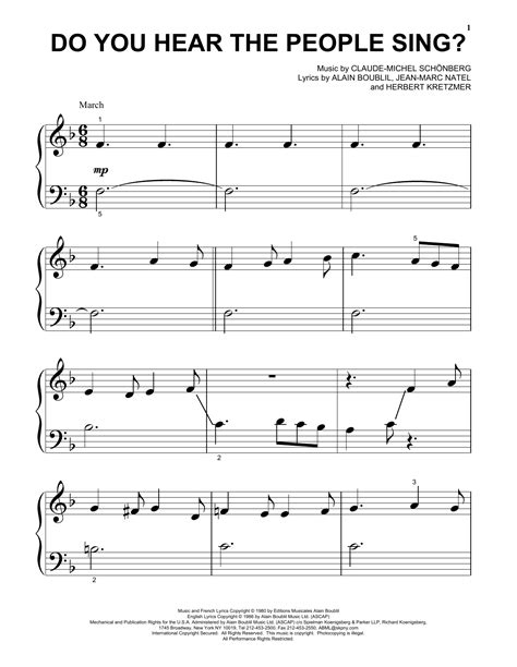 Do You Hear The People Sing? | Sheet Music Direct