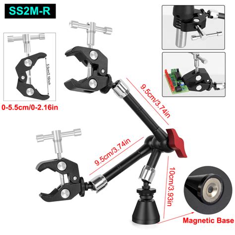 NEWACALOX Soldering PCB Holder Hot Air Gun Stand Rework Station Tool PCB Fixture Clips Helping