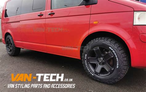 Vw Transporter T5 T5 1 Tomahawk Outlaw X 17″ Swamper Alloy Wheels And Tyres 12 Van Tech