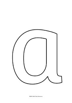Bulletin Board Letters - Blank Display Lettering by Little Owls Resources