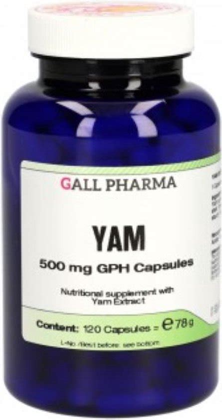 Yam Mg Gph Capsules Gall Pharma Gmbh Bol