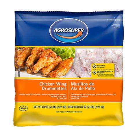 Agrosuper Chicken Wing Drumettes 5 Chicken Legs Thighs And Wings Cost U Less