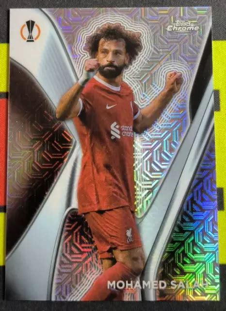 Mohamed Salah Topps Uefa Club Competitions Chrome Mojo Mj