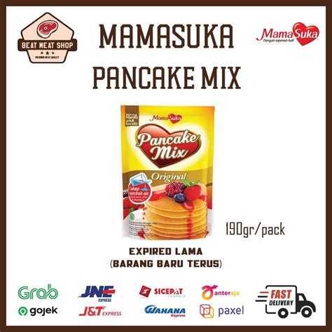 Jual Mamasuka Pancake Mix Original 190 Gr Shopee Indonesia