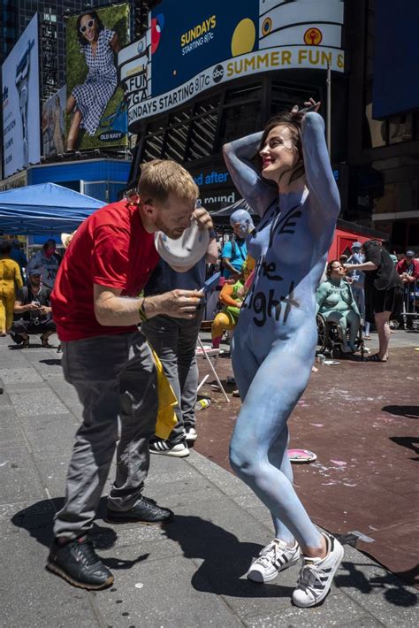 Naked Protest Against Divisiveness 46 Photos TheFappening