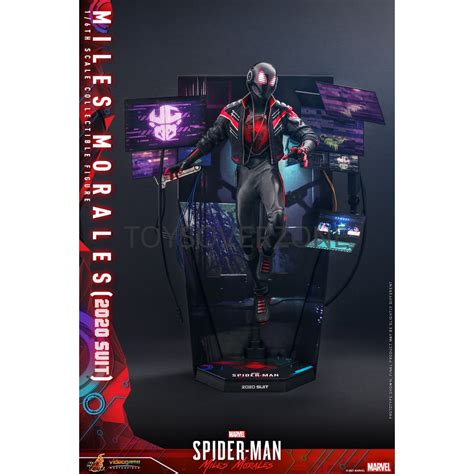 Hot Toys VGM49 1 6 Marvels Spider Man Miles Morales Miles Morales 2020 Suit Shopee Thailand