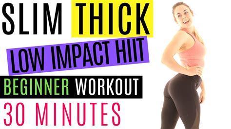 30 Minute High Intensity Low Impact Hiit Workout Slim Thick Workout