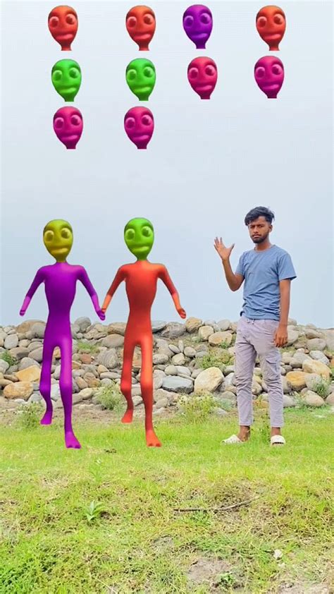 Headless Man And 2 Dome To Cosita Alien Dance The Correct Head Matching Game Funny Video Youtube