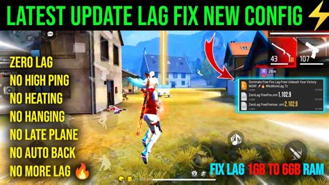 Free Fire Lag Fix Gb Ram Mobile Today Free Fire New Update Lag Fix