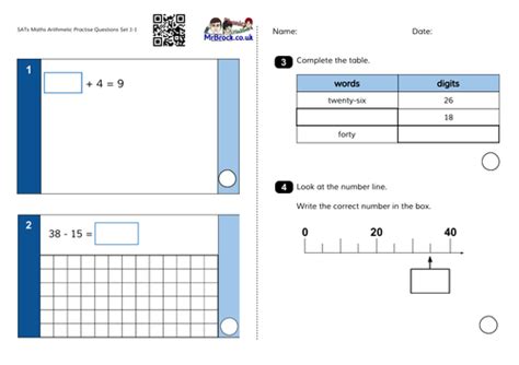 Practise Ks1 Sats Questions Maths Arithmetic And Reasoning Similar To