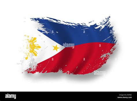 Philippine Flag Waving Drawing