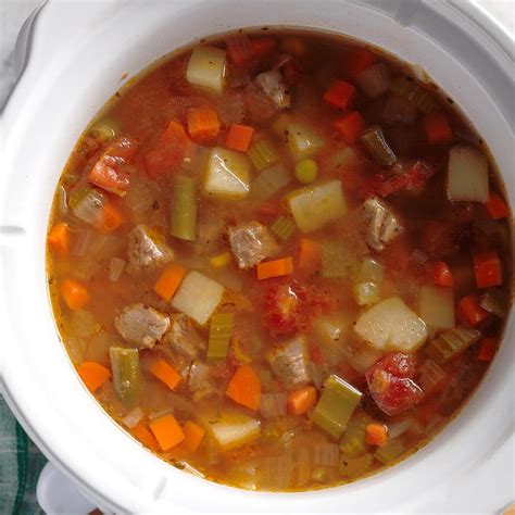 Beef Vegetable Soup Recipe How To Make It Taste Of Home