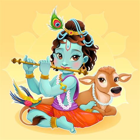 Cartoon Krishna Images - Free Download on Freepik