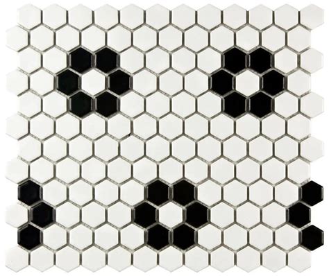 10+ Black And White Hex Tile - DECOOMO