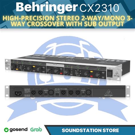 Jual BEHRINGER SUPER X PRO CX2310 V2 3 Way Crossover With Subwoofer