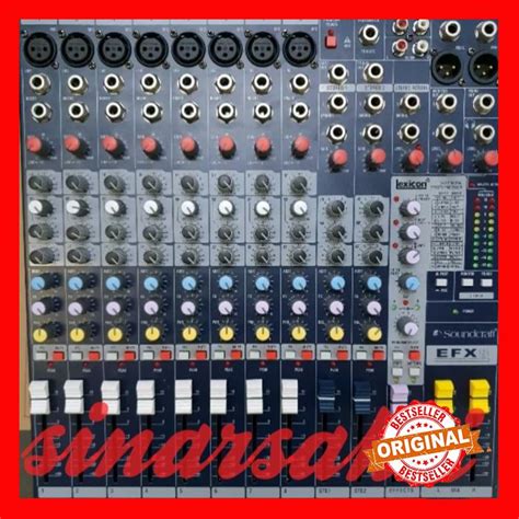 Mixer Audio Soundcraft Efx8 Efx 8 8 Channel Lazada Indonesia