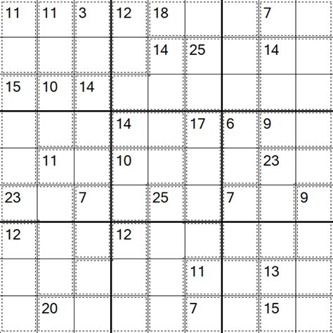 Killer Sudoku Medium Sudoku Puzzles Net