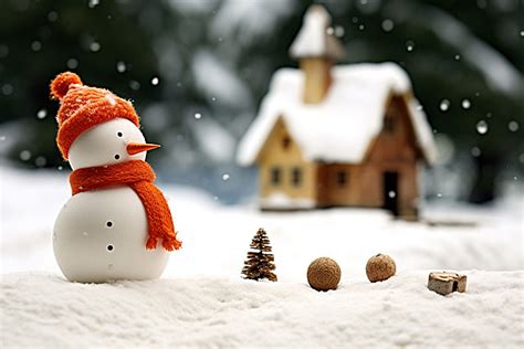 Snowman Christmas Desktop Wallpaper Background, Winter, Season, Snow ...