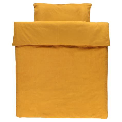 Cot Duvet Cover Ribble Ochre Trixie