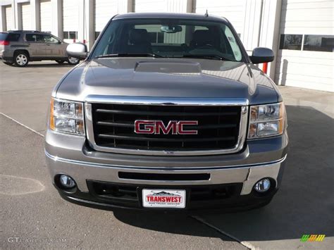 2009 Steel Gray Metallic Gmc Sierra 1500 Hybrid Crew Cab 4x4 25247428 Photo 2