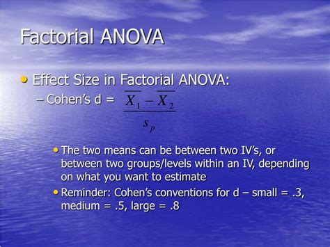 PPT - Factorial ANOVA PowerPoint Presentation, free download - ID:348209