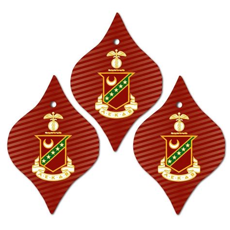 Kappa Sigma Ornament Tapered Shapes Victorystore