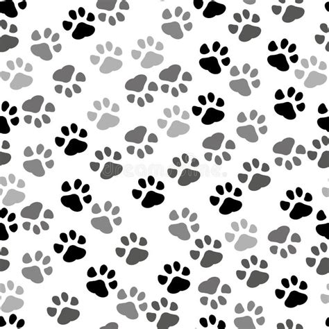 Dog Paw Print Path Stock Illustrations 1215 Dog Paw Print Path Stock