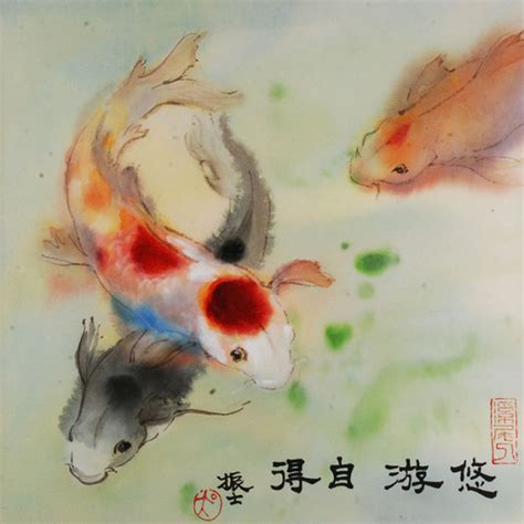 Chinese Painting Koi Fish Freedom 101Art Fine Arts Online Art Classes