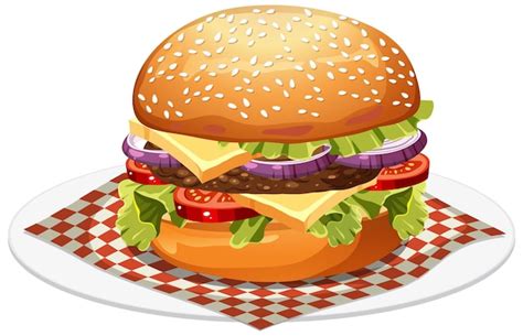 Hamburger Cartoon Drawing Images - Free Download on Freepik