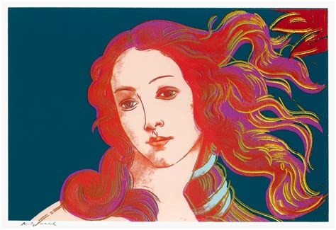 Andy Warhol Birth Of Venus 1984 Screen Print