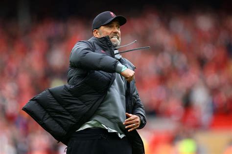 Liverpool coach injures himself while celebrating goal against ...