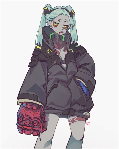 Posting my fanart of rebecca here : r/Edgerunners
