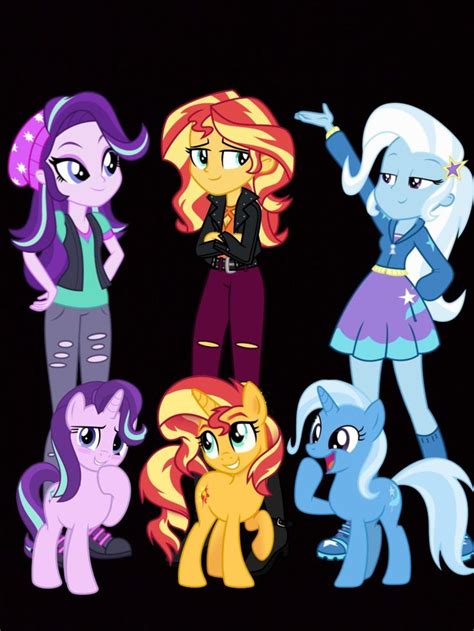 Starlight Glimmer, Trixie lulamoon, and Sunset Shimmer | My little pony ...