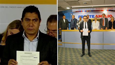 Quadri Y Jorge Luis Preciado Se Registran Para Construir Frente Amplio