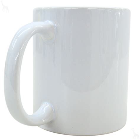 Caneca Branca de Cerâmica Resinada para Sublimação