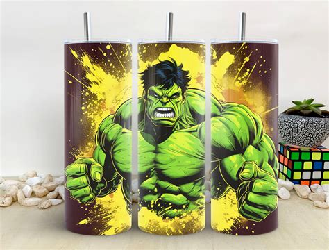 Hulk Oz Skinny Tumbler Png Hulk Sublimation Oz Hulk Etsy