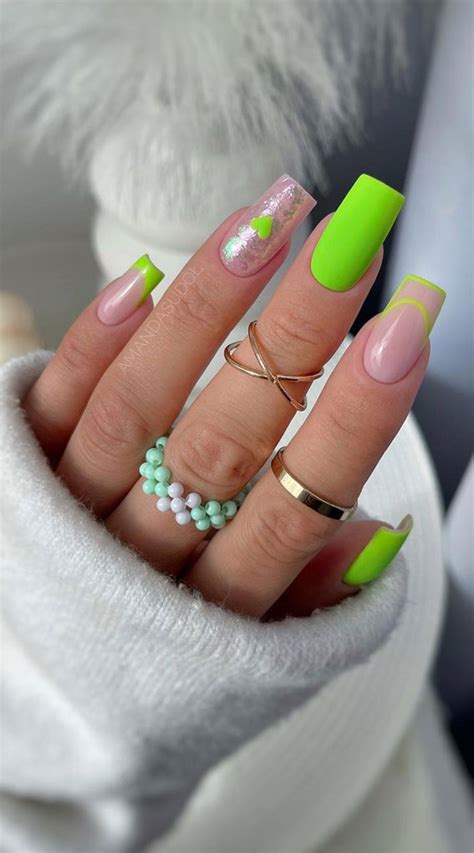 Light Up Your Nails With Electric Energy For Summer Neon Green