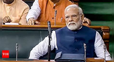 Pm Modi In Lok Sabha Pm Modi Replies To Debate On No Confidence Motion